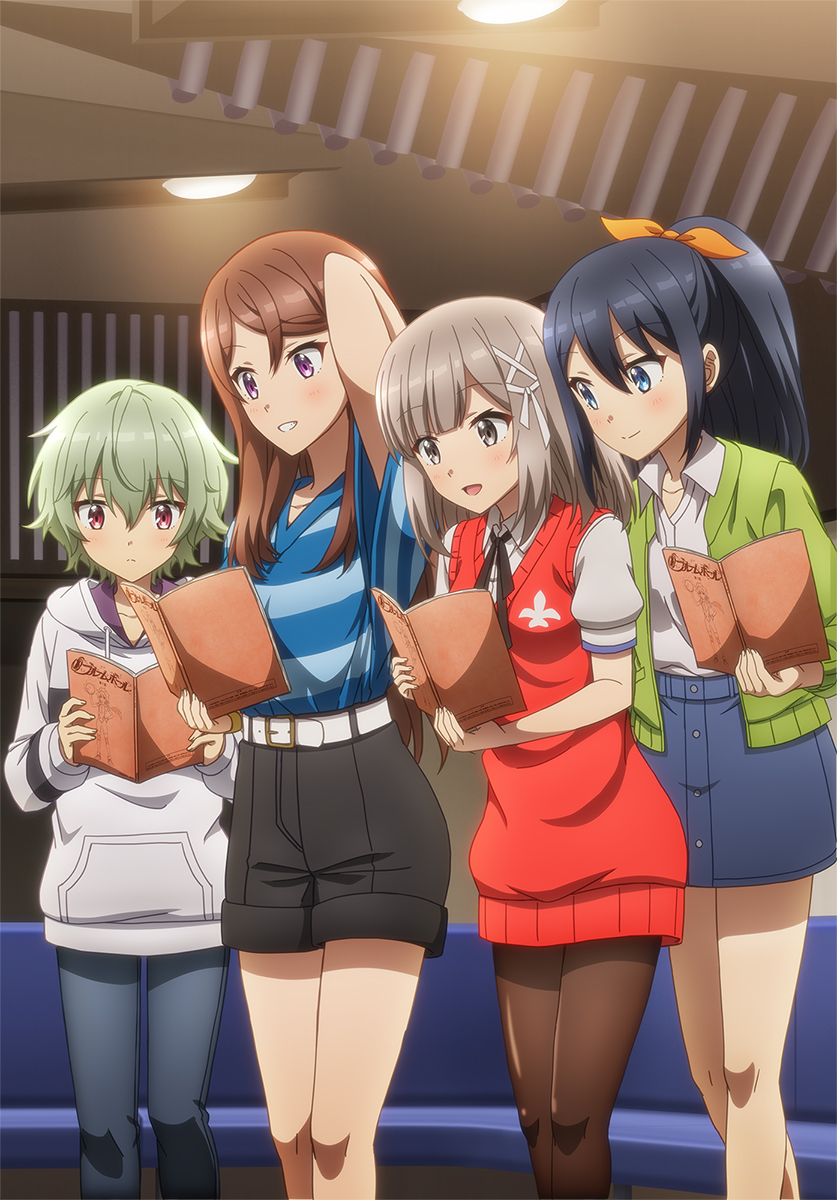 新人声優たちによる物語が いま始まる 22年1月放送tvアニメ Cue より新キービジュアル Flower Bird 公開 Ponycanyon News